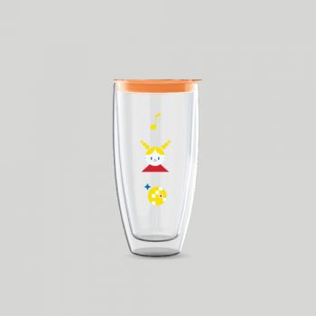 เซตของขวัญ แก้วน้ำสองชั้น LIFESTYLE DOUBLE WALL GLASS 560 ML – ENJOY DANCING